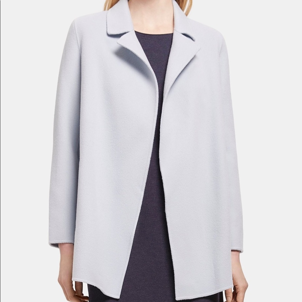 NWT Theory Open front Wool-Cashmere coat